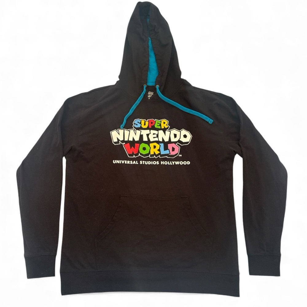 Universal Studios Hollywood Super Nintendo
World Black‎ Graphic Hoodie Large